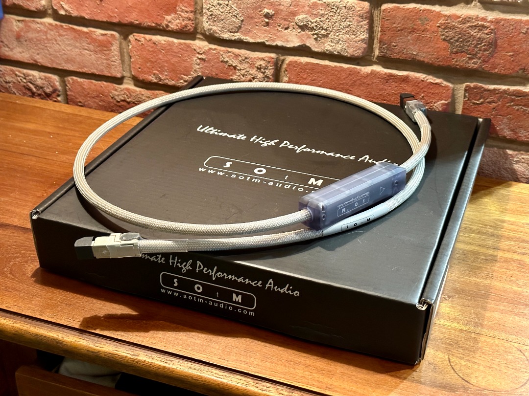 SOtM dCBLCAT7 Audiophile Cable 1.5m. Mint with box, Audio