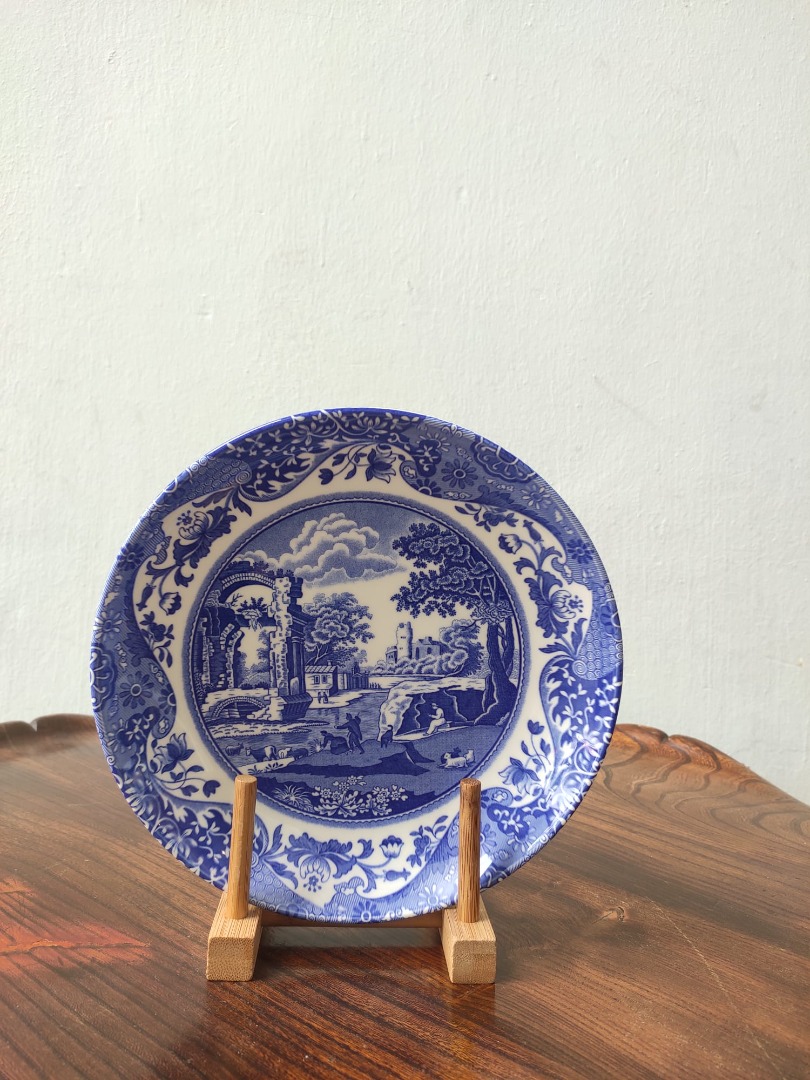 Spode Blue Italian Pasta Bowl, Furniture & Home Living, Kitchenware