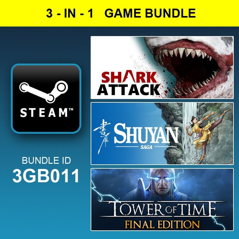 Steam Games Bundle 3GB011 - Sale P99 - Shark Attack Deathmatch 2