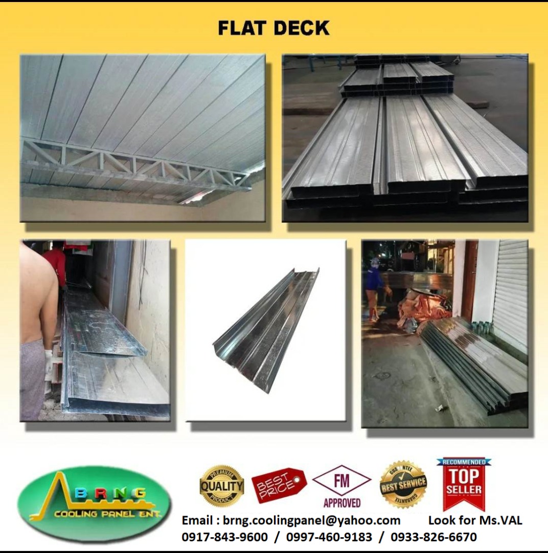 Steel Decking Flat deck &  deck, Commercial & Industrial