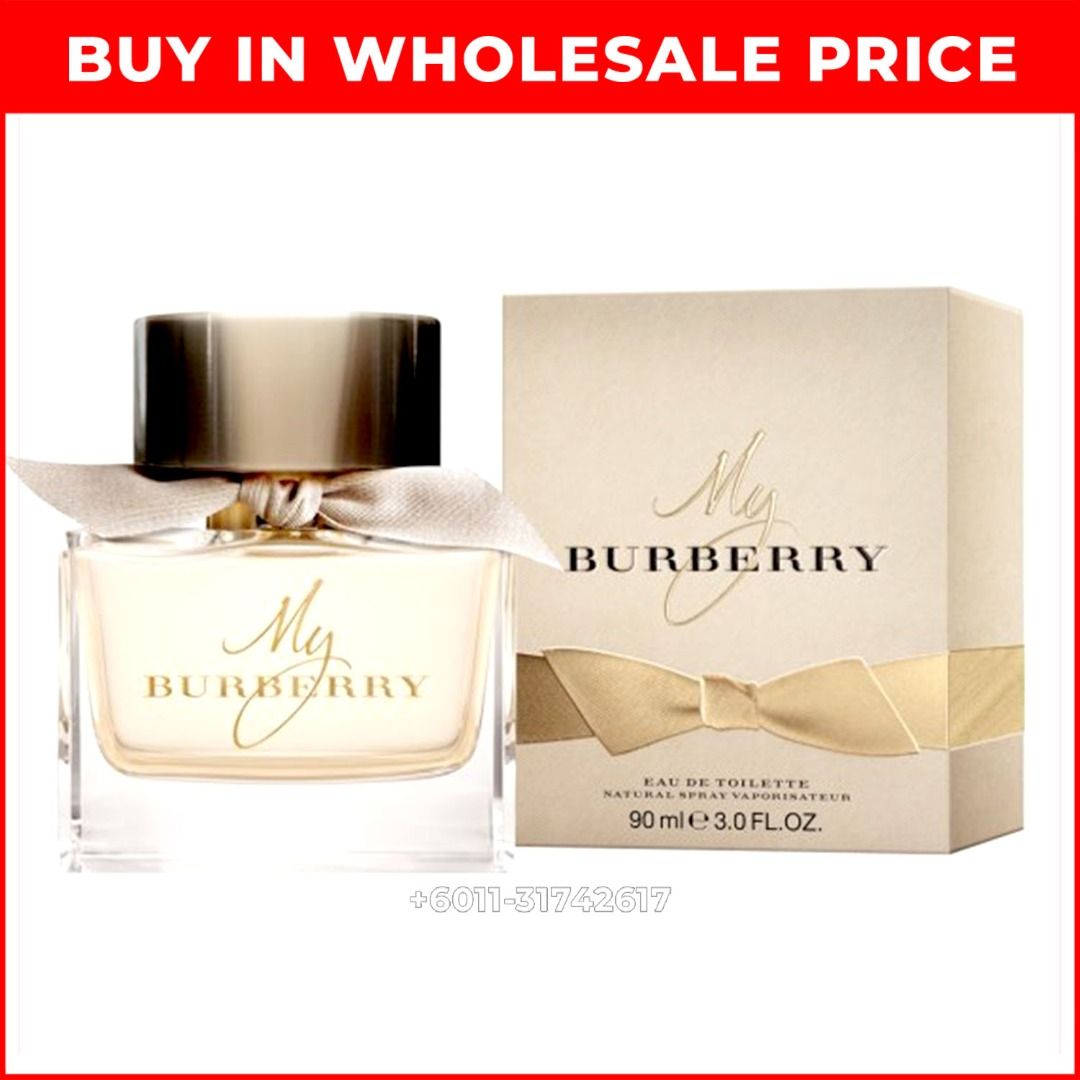 STOCK CLEARANCE] BURBERRY MY BURBERRY EDT 90ML FOR WOMEN, Beauty & Personal  Care, Fragrance & Deodorants on Carousell