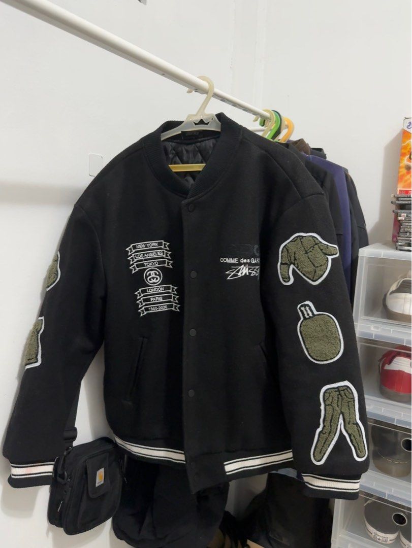 Stussy x CDG Varsity Jacket
