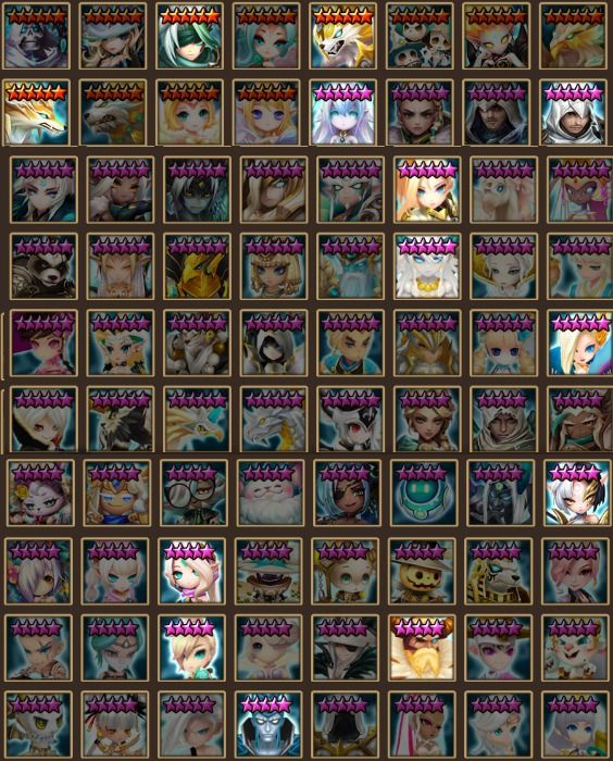 Compte Summoners War EU- 3 LD Lora / Laima / Tanjiro light