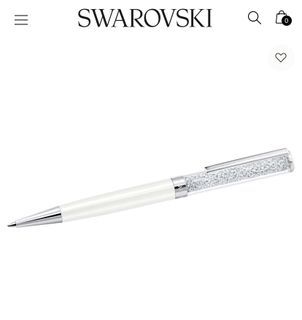 Swarovski Crystalline Ballpoint Pen in White