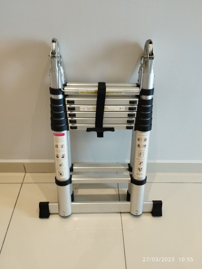Telescopic ladder, Furniture & Home Living, Home Improvement