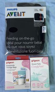 ThermaBag (Philips Avent) with FREE breast pads & breastmilk  storage bags