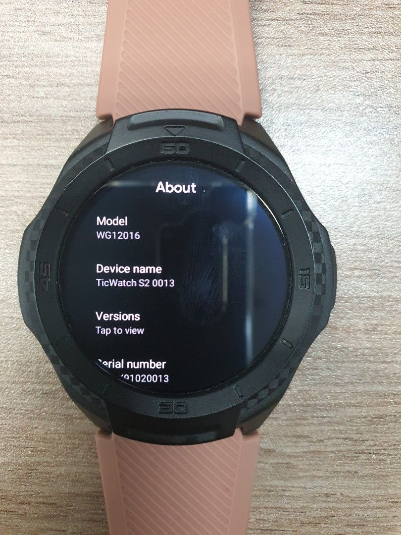 Ticwatch S2 with original strap charger and box Mobile Phones