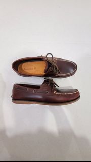 Timberland Men's Classic Leather 2-Eye Boat Shoe | Rootbeer/Brown Full Grain | Size: US11, UK10.5, EU45, JP290 | Slip On | Moccasins, Loafers | Casual | Beach, Swim | Family Outing, Outdoors