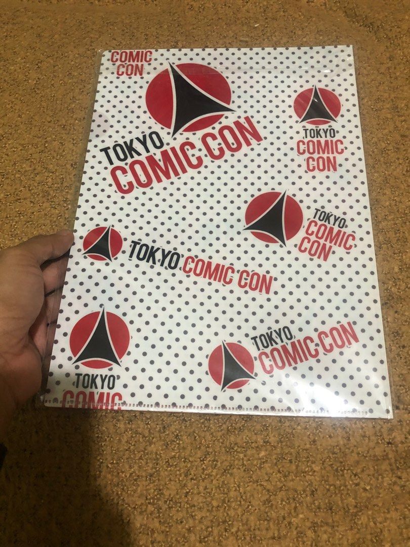 Tokyo comic con collectible plastic file folders, Hobbies & Toys ...