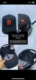 Topi MLB Baseball New Era Detroit Tiger Material Strecht Buckle Strap