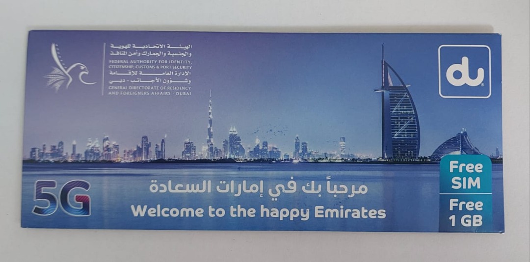 U.A.E / Dubai 5G SIM CARD, Mobile Phones & Gadgets, Mobile & Gadget