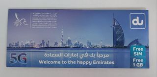 U.A.E / Dubai 5G SIM CARD