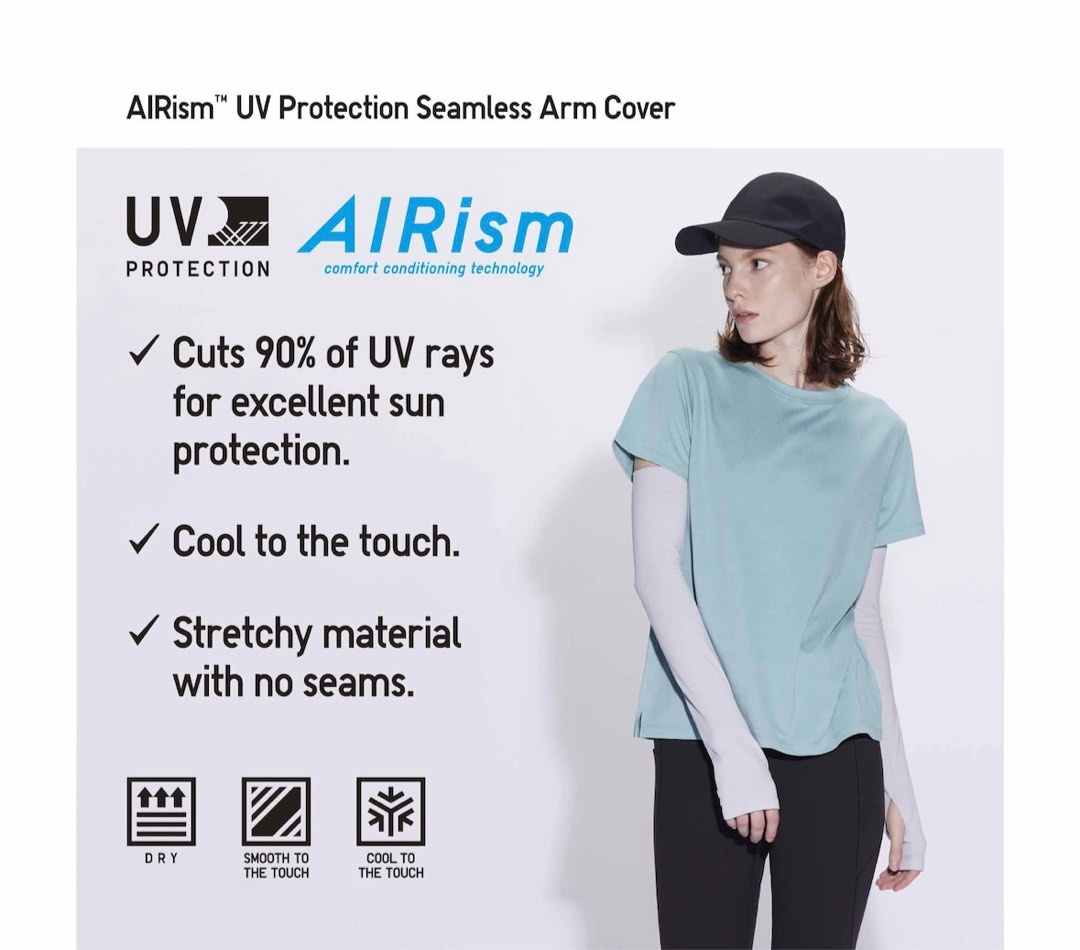 UNIQLO Airism arm cover, Women's Fashion, Watches & Accessories, Other ...
