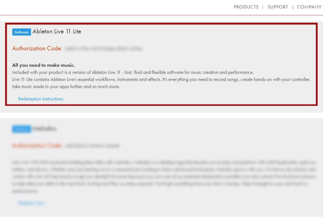 Unused/not yet activated Ableton Live 11 Lite authorization code ...
