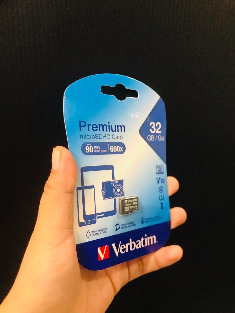 Verbatim 32GB MicroSD Card Premium Class 10 44013 (Category: Memory & SD Cards) located in Makati City. Submitted by techubstoreandaccessories (Listing ID 1223188414, Image 2). Description: Verbatim 32GB MicroSD Card Premium Class 10 44013 Onhand ready to ship‼️‼️ ✅BRANDNEW ORIGINAL & SEALED ✅ACTUAL PICTURE POSTED ✅ACCEPT WALK IN/PICK UP CLIENT (Mon-Fri 8am-7pm)( Saturday10am-4pm) 📍Location: Evangelista St. Makati City ✅ACCEPT BULK ORDERS WITH D