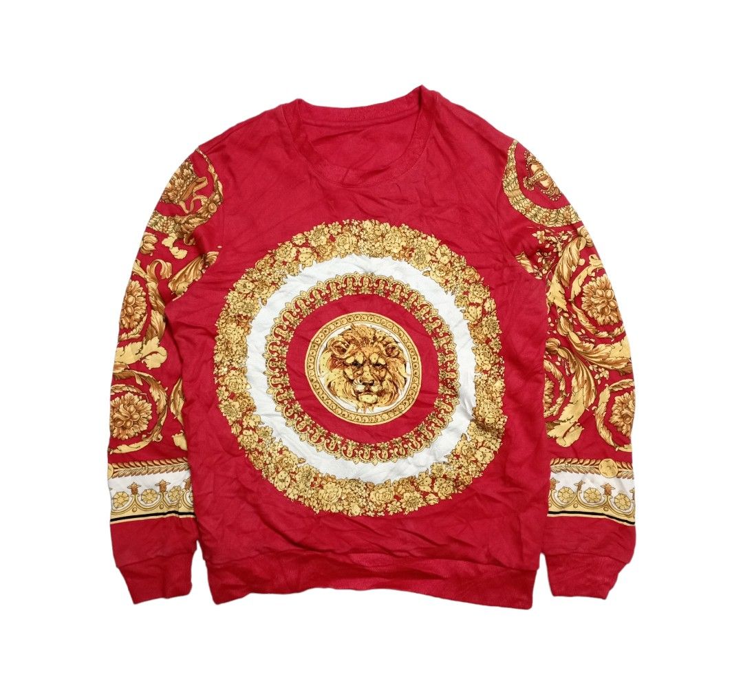VERSACE BAROQUE PRINT (Category: Luxury Apparel) located in Bacolod City. Submitted by the.finest (Listing ID 1223159745, Image 1). Description: Versace Sweater *Baroque Print *Fits Medium (19x25) *Cut main tag *Excellent condition 1,000+shipping fee.