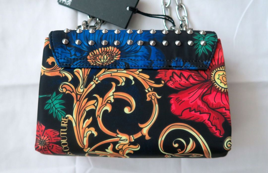 Versace floral bag clearance