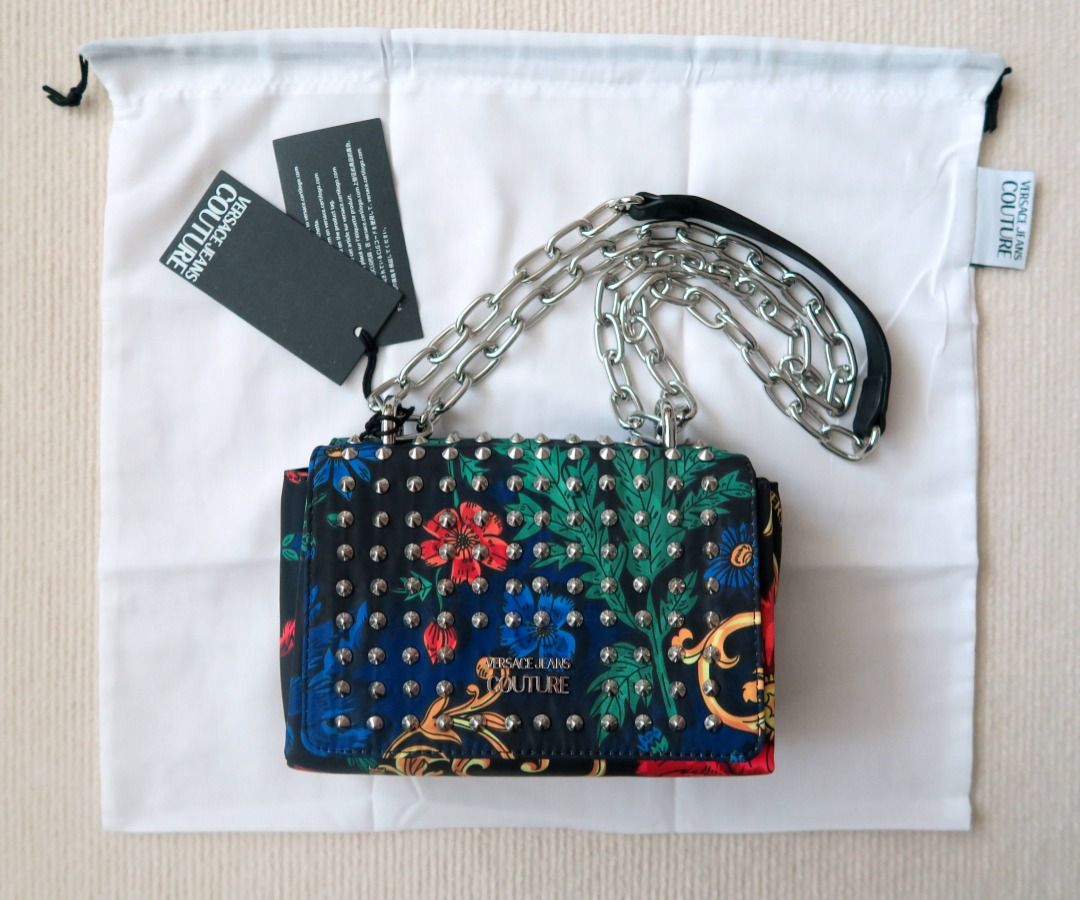 Versace floral bag clearance