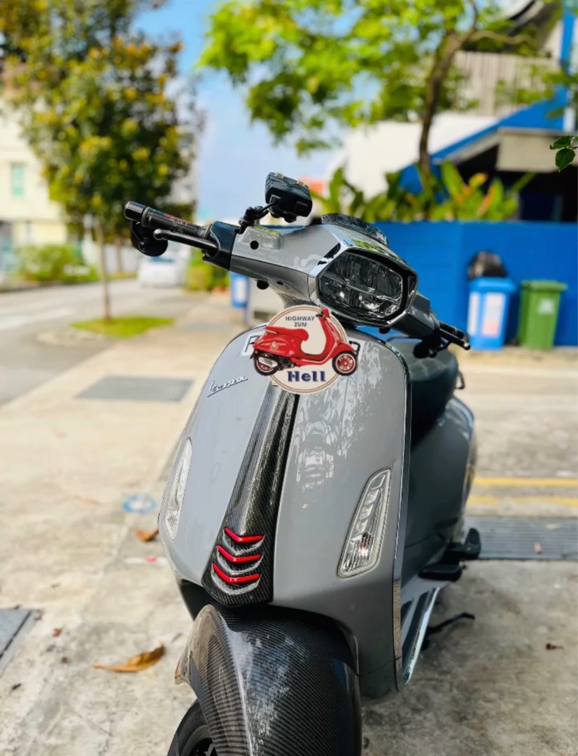 Vespa sprint 2020, Motorcycles, Motorcycles for Sale, Class 2B on Carousell