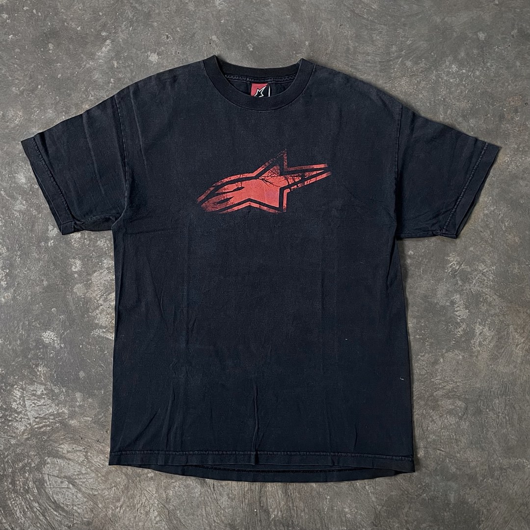 Alpinestars T-Shirt Time Tee Uomo - Bianca, 100% Cotone, Collezione Primavera 2017