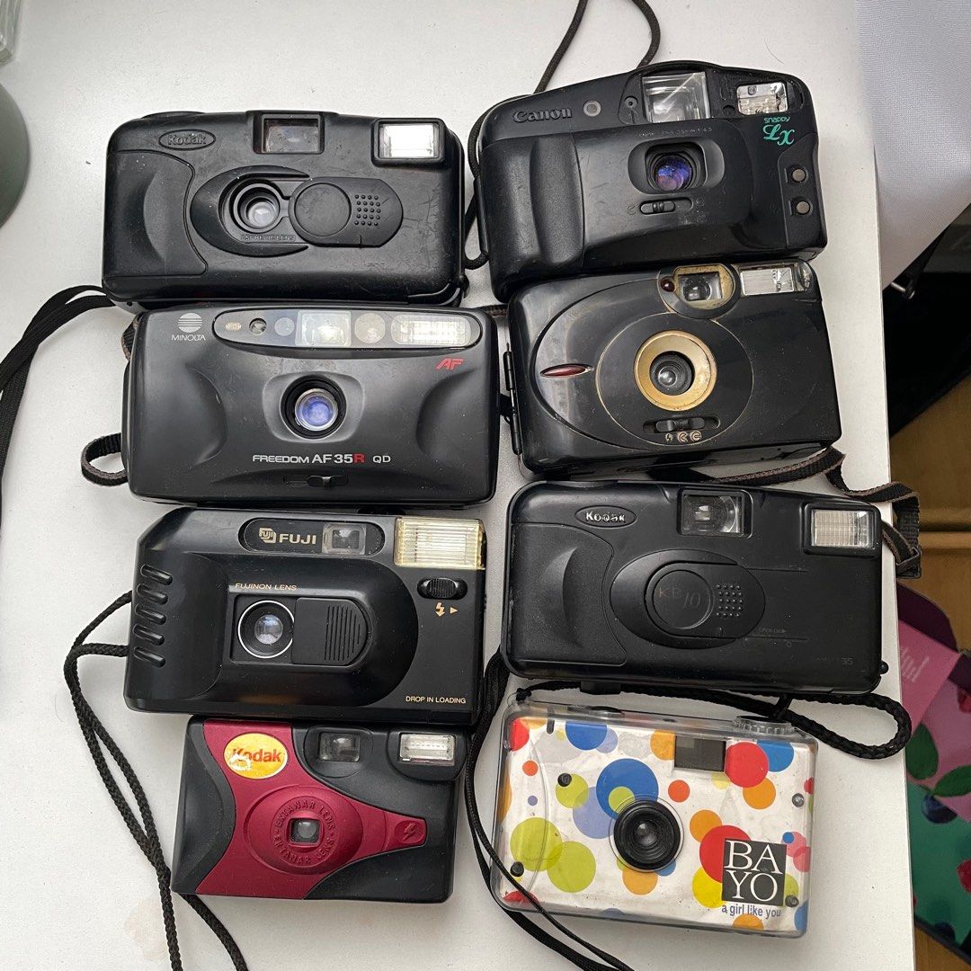 Vintage Film Cameras Bundle on Carousell