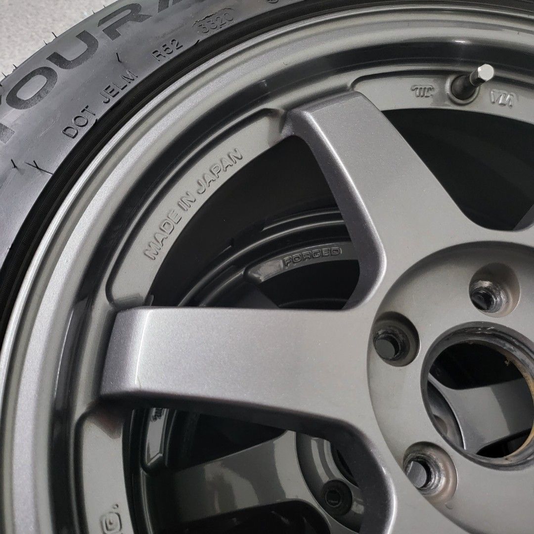 Volk Racing TE37, Car Accessories, Tyres & Rims on Carousell