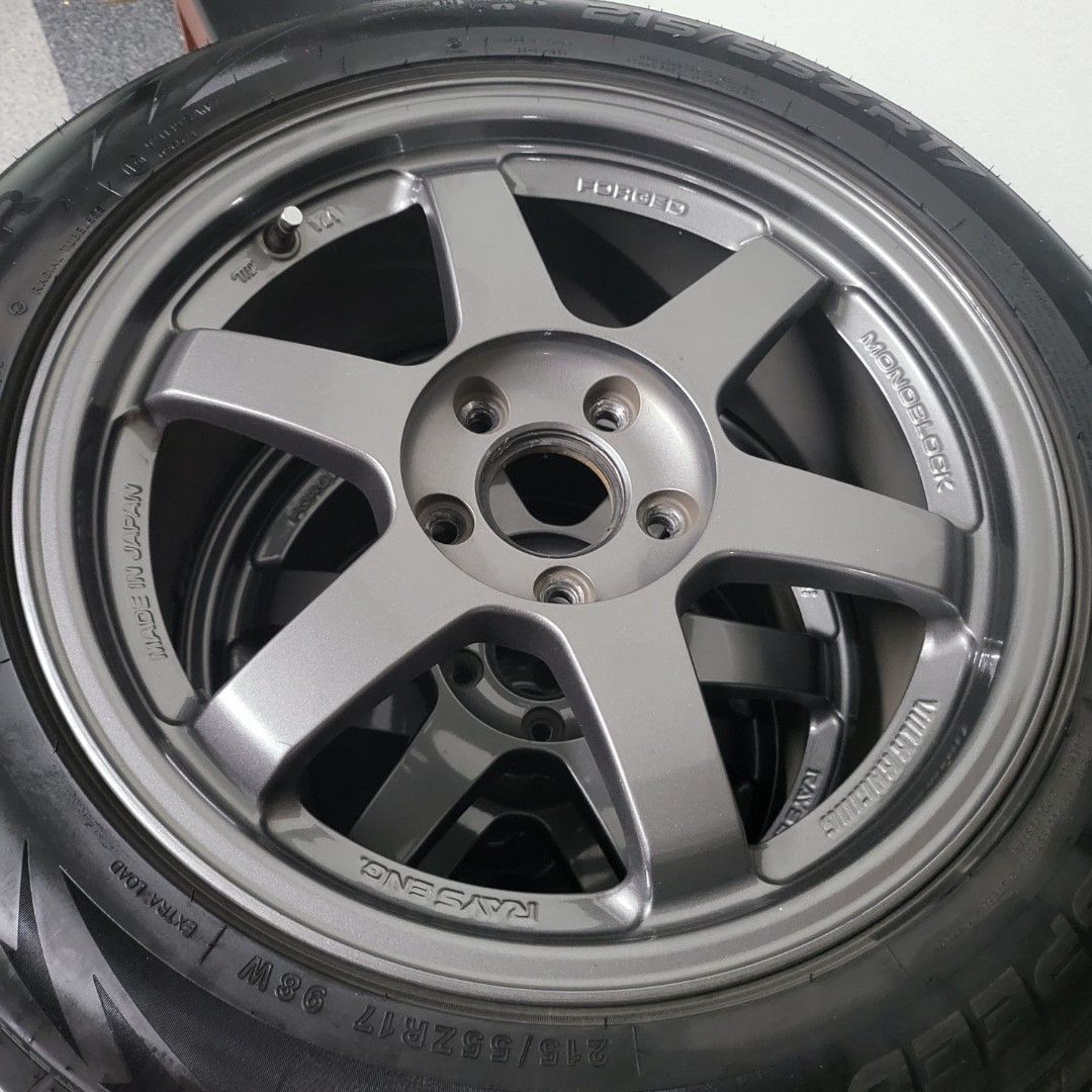Volk Racing TE37, Car Accessories, Tyres & Rims on Carousell