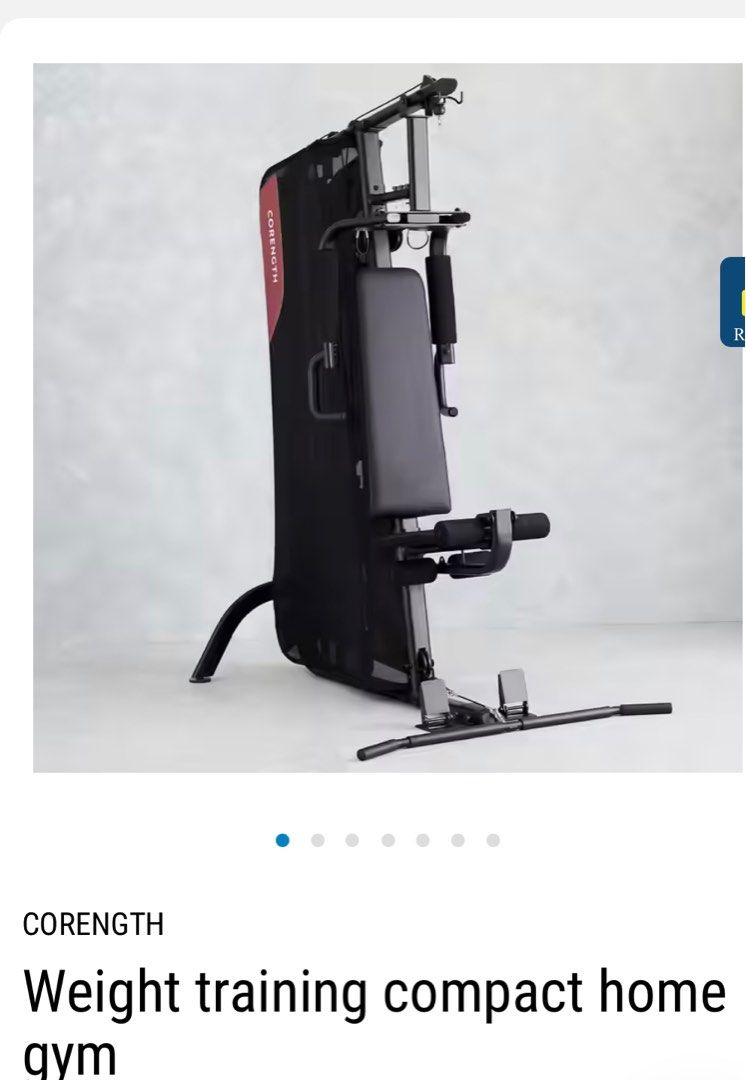 Compact weight online machine