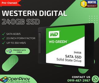 Western Digital 240GB SSD Storage | Pre-Owned