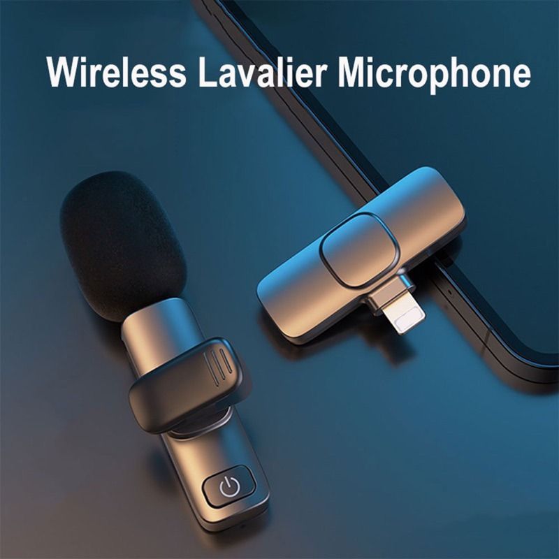 Mic　Interview　C,　Microphone　Carousell　Type　Phone　Microphones　Convenient　for　Noise　Audio,　Lavalier　Mobile　iOS　Reduction　Recording　Wireless　on　Lapel　Live