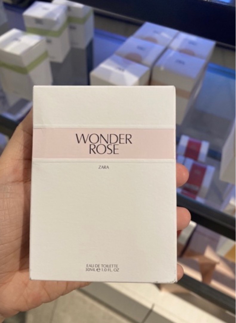 Zara wonder rose perfume on Carousell