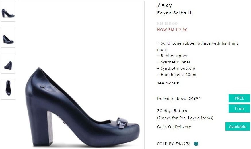Zaxy heels clearance