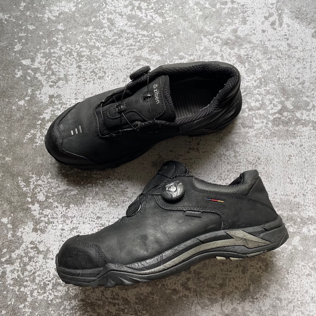 Ziben Safety Shoe Full Black, Men's Fashion, Footwear, Boots on Carousell