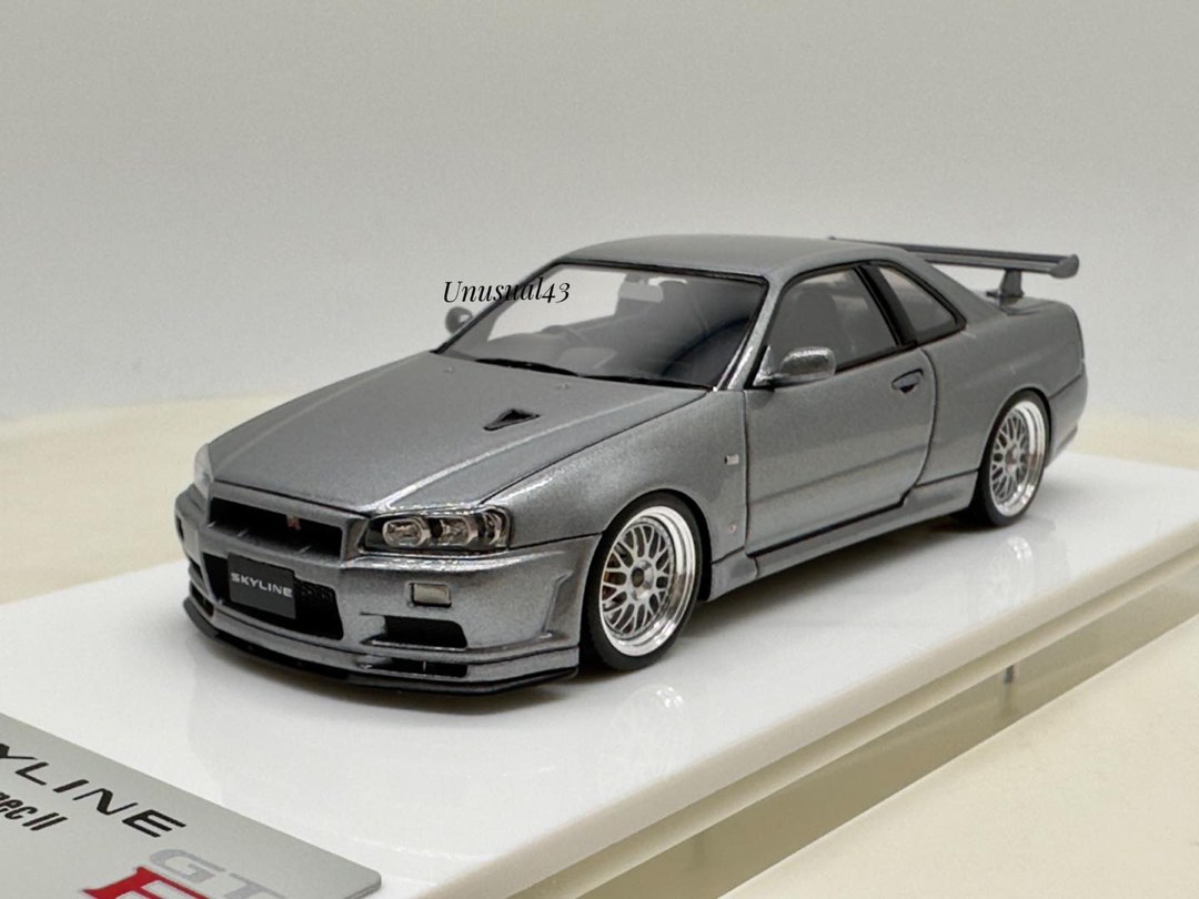1/43 Make up Model Nissan Skyline R34 GT-R V-SPEC II 2000 Athlene ...