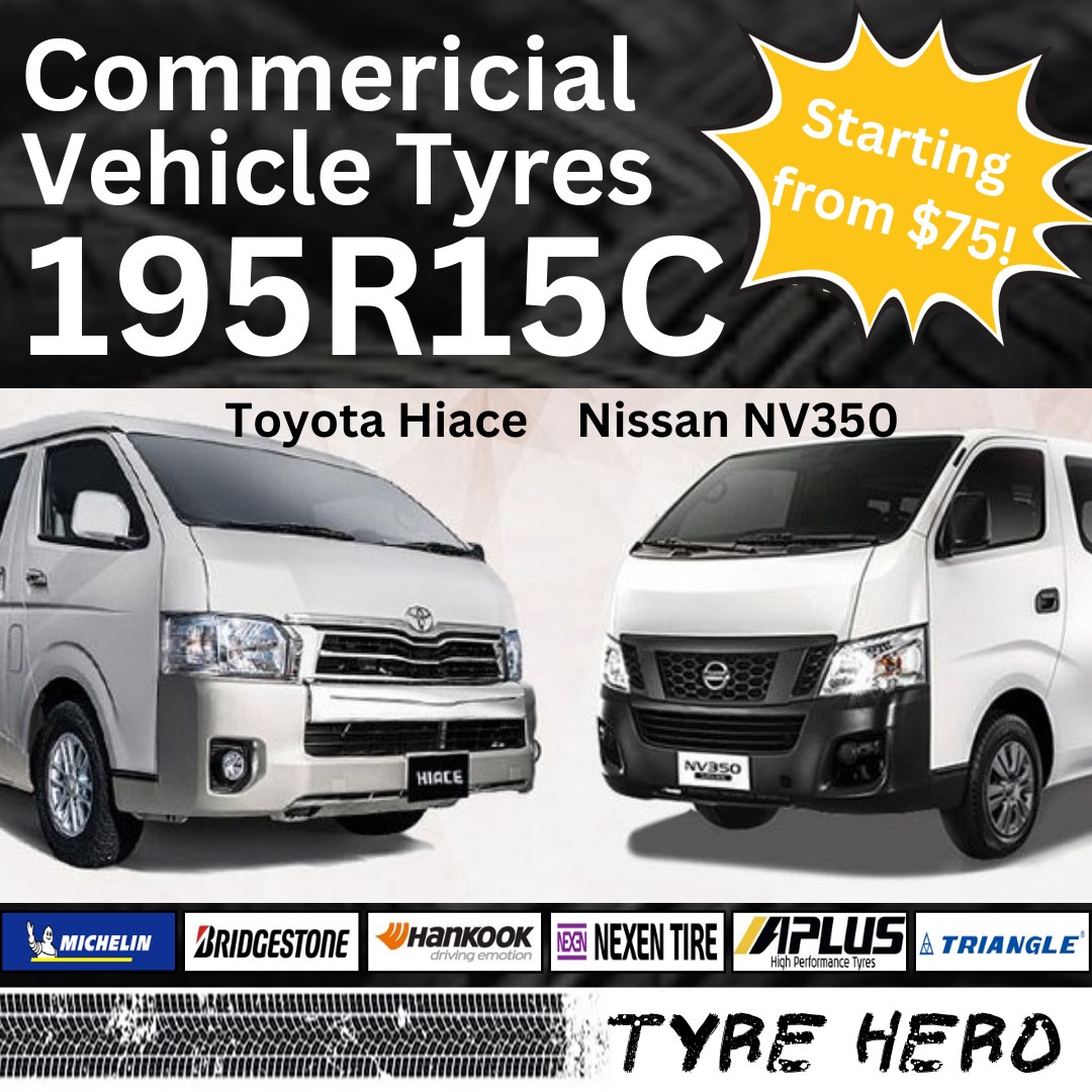 195R15C 195/15 Tyres for Hiace and NV350, Car Accessories, Tyres & Rims ...