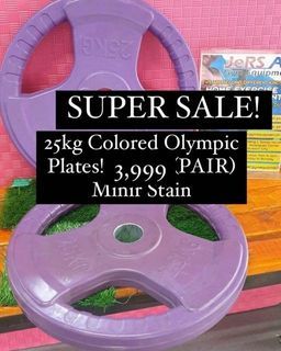 25 KG Olympic PLATES COLORED PAIR