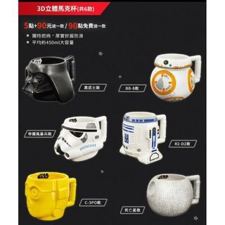 星際大戰  馬克杯6個一組售