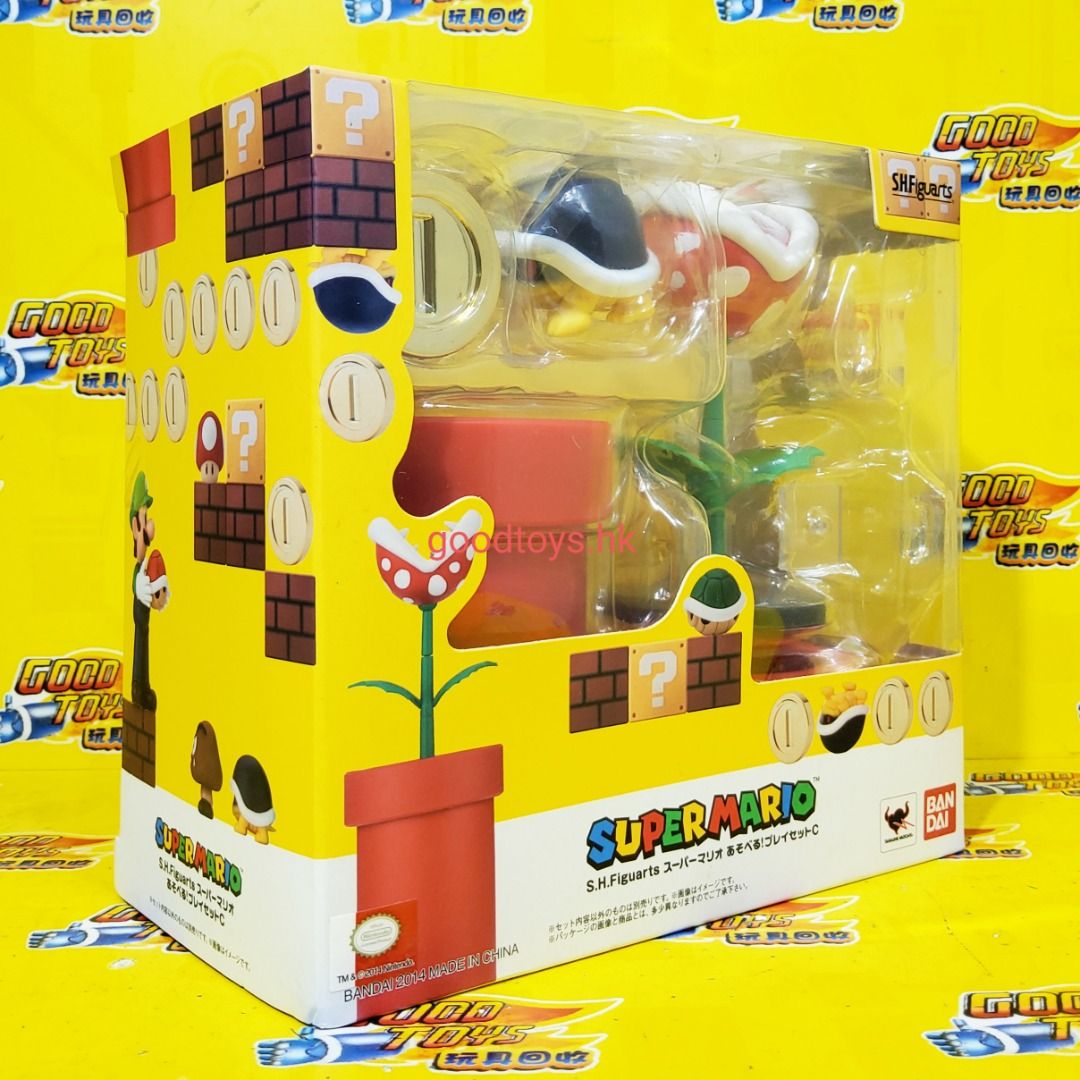 全新未開封 BANDAI SHF SUPER MARIO PARTS C SET 超級馬里奧 配件C SET, 興趣及遊戲, 玩具 & 遊戲類 ...