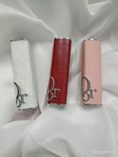 迪奧 Dior  癮誘唇膏外殼 Addict替換唇膏外殼 前衛時尚白 粉紅蒙田 緋紅藤格紋