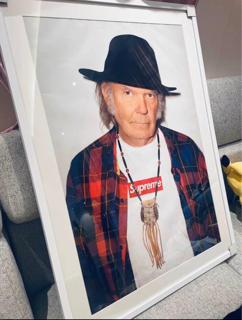 Neil young supreme poster discount