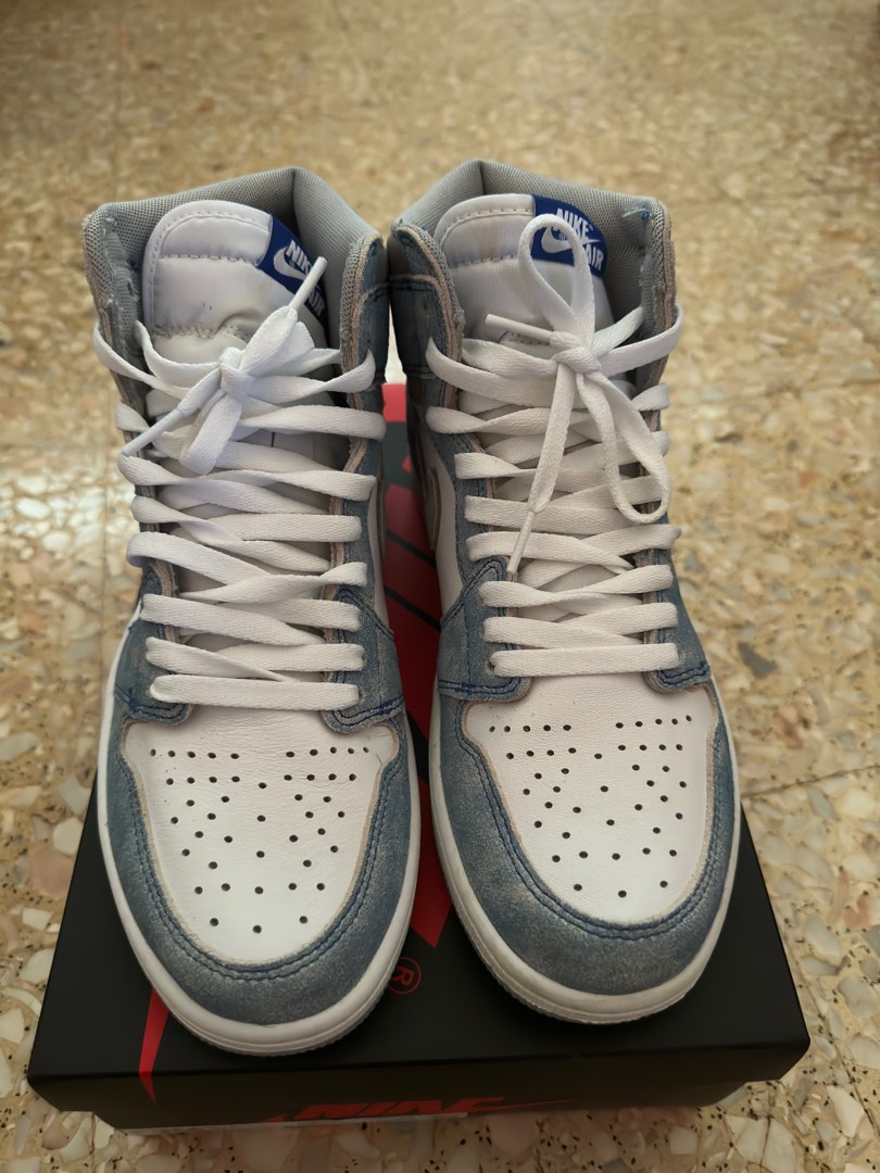Air Jordan 1 retro high OG HYPER ROYAL WHITE Men s Fashion