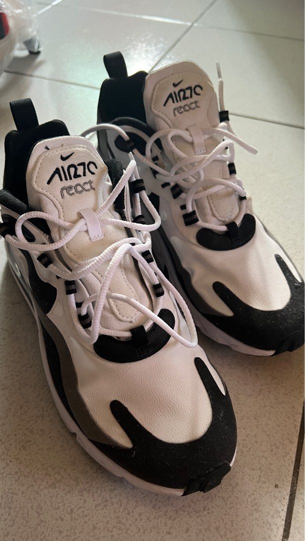 AIR MAX 270 REACT OREO Men s Fashion Footwear Sneakers on Carousell
