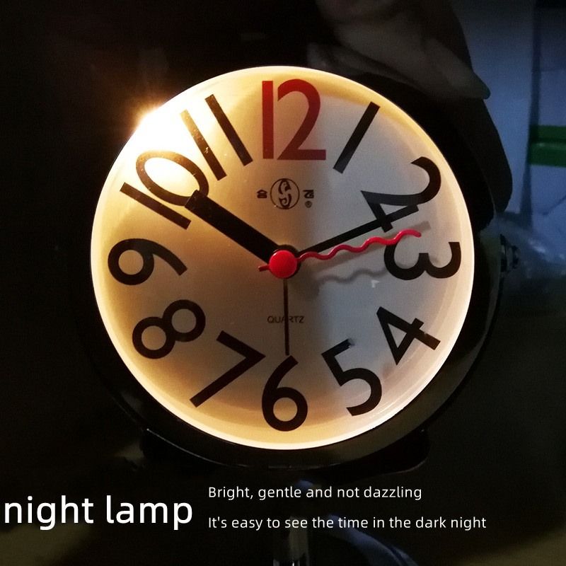 Alarm Clock Vintage Retro Silent Pointer, Furniture & Home Living, Home