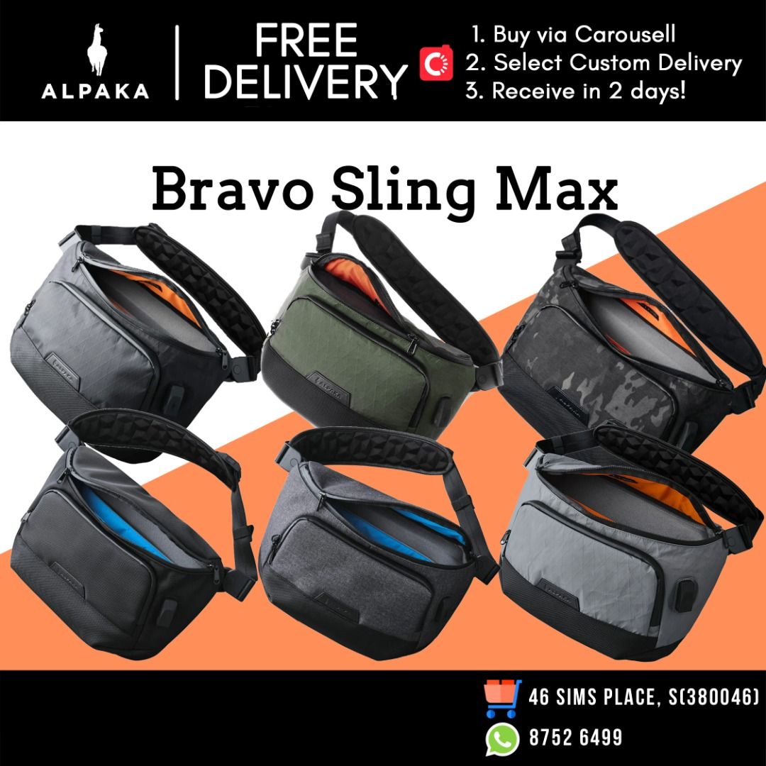 ALPAKA Bravo Sling Max V2 10L 4 compartments Fits a 14