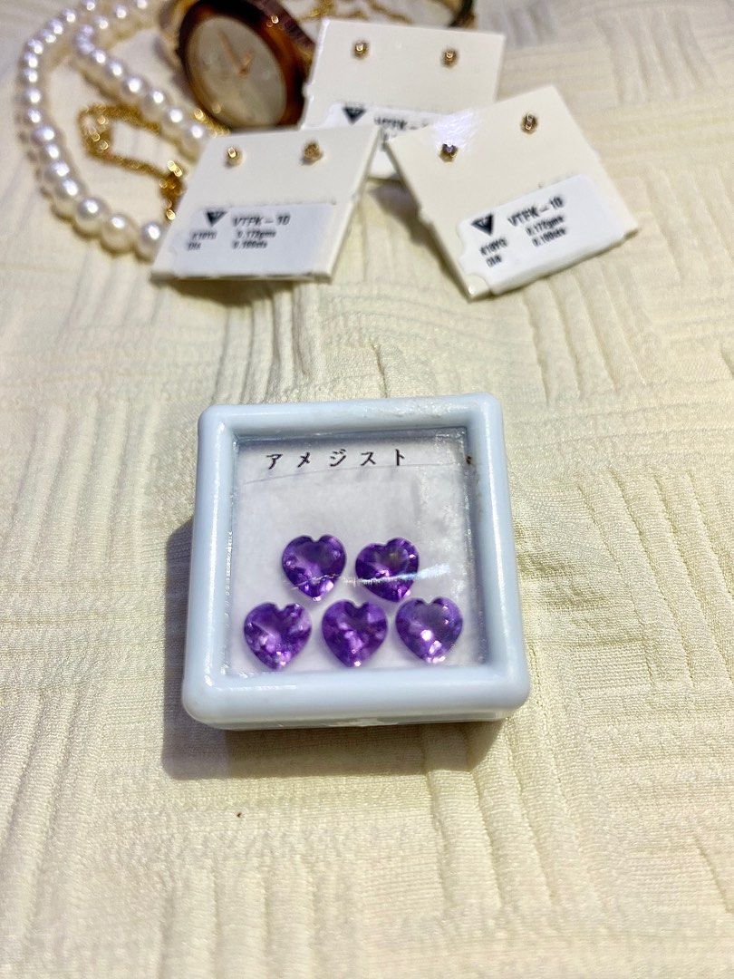Amethyst Stones loose Women s Fashion Jewelry Organisers