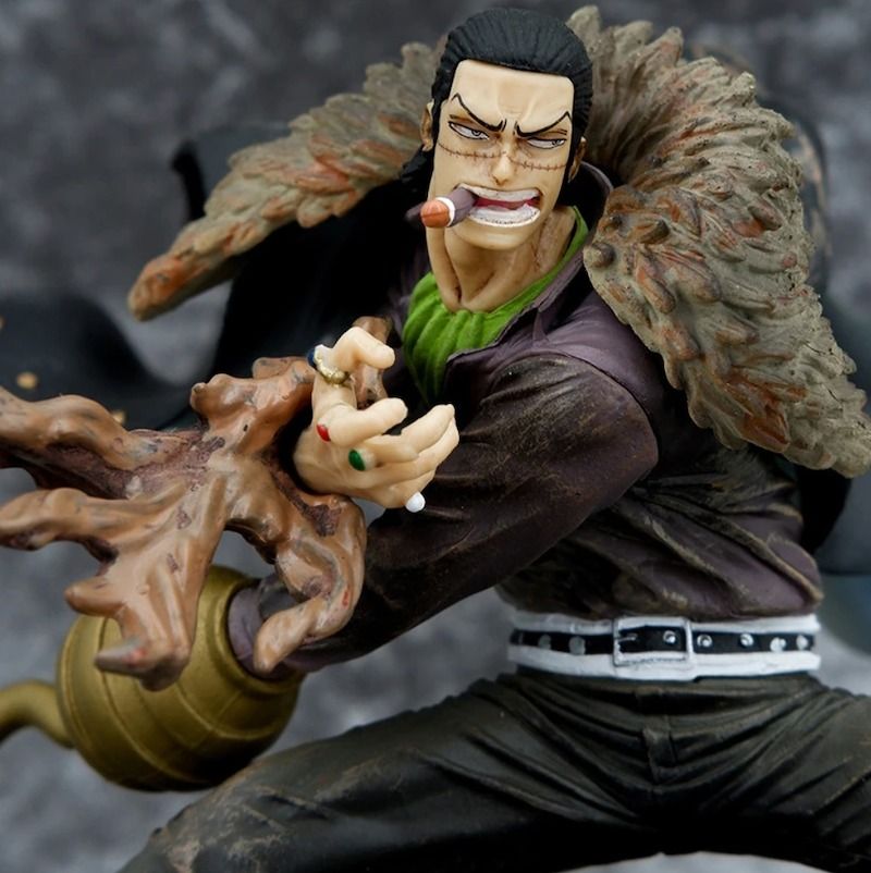 Anime One Piece Sir Crocodile Mr.0 Action Figure 13cm PCV Collectible ...