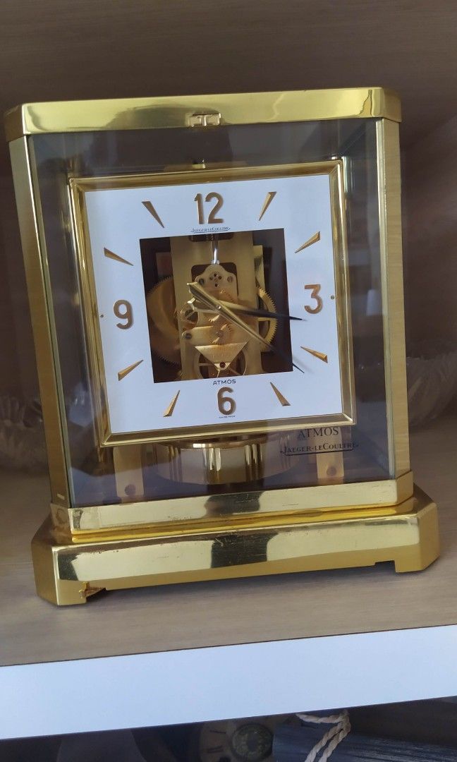 Antique Atmos clocks made by LeCoultre and Jaeger Le Coultre