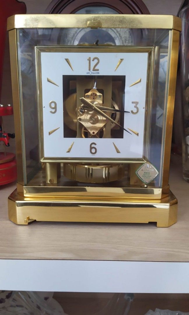 Antique Atmos clocks made by LeCoultre and Jaeger LeCoultre, Furniture