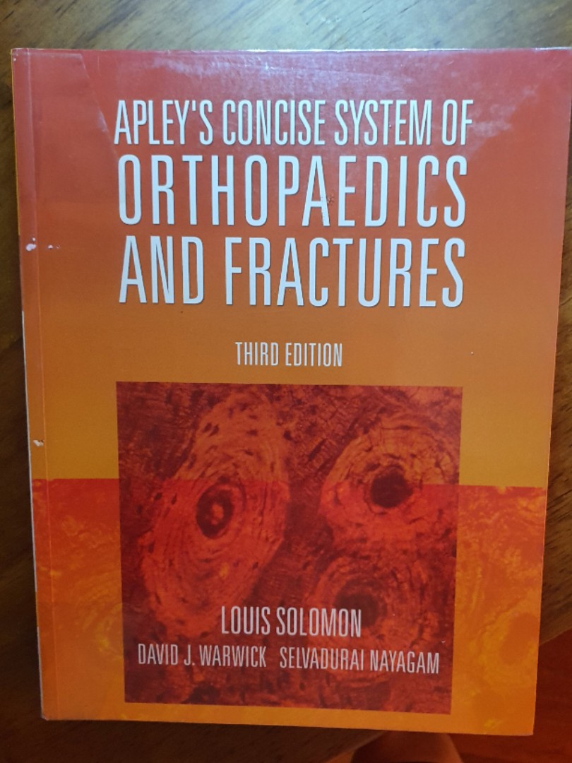 Apley's Concise System of Orthopaedics and Fractures, Hobbies & Toys ...
