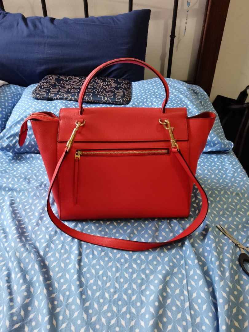 Authentic Celine belt bag (Category: Luxury Bags & Wallets) located in Dinalupihan. Submitted by hydzsalva (Listing ID 1223293423, Image 3). Description: Authentic Celine Belt Bag Mini Red Orange with dustbag inclusion.